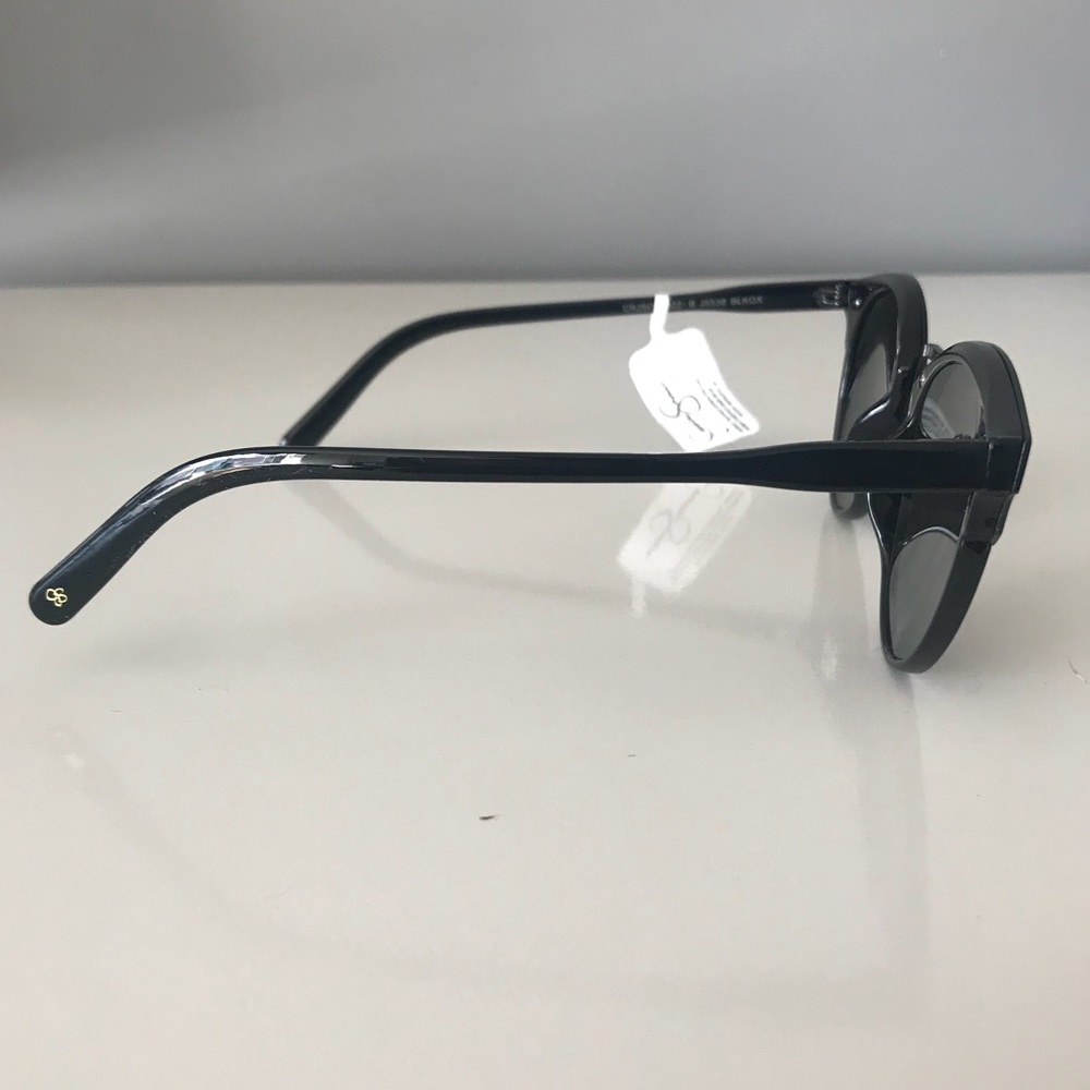 Round Black High Bridge Jessica Simpson Sunglasses - Picture 6 of 8